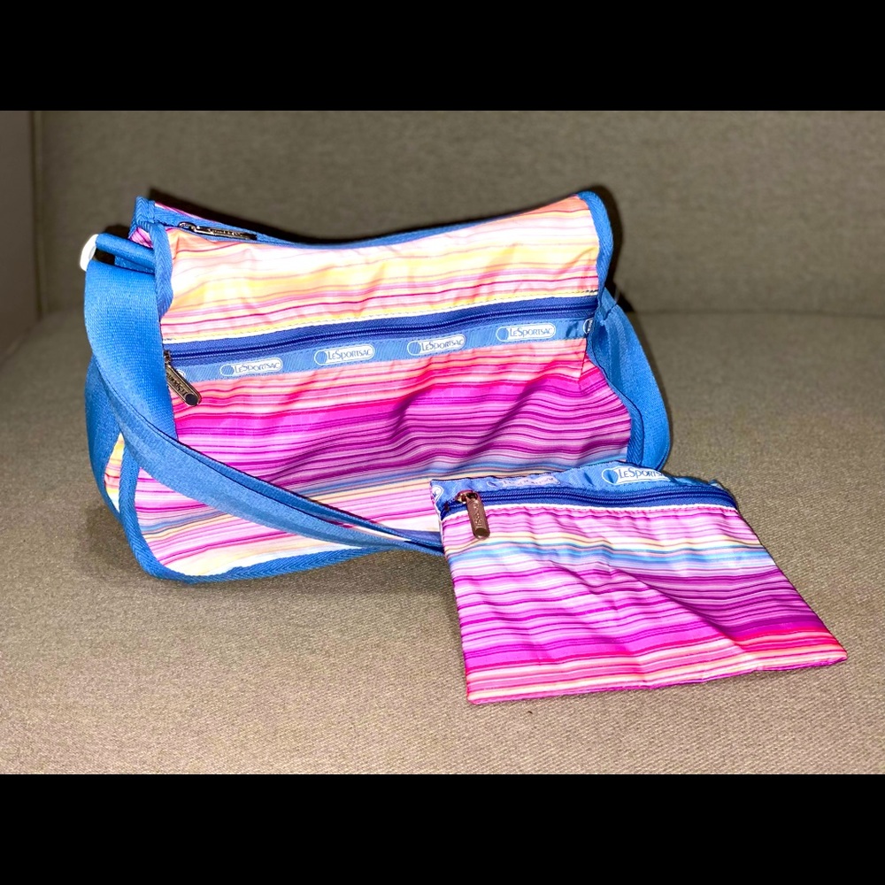 LeSportSac Classic Hobo Multi Colored Stripes